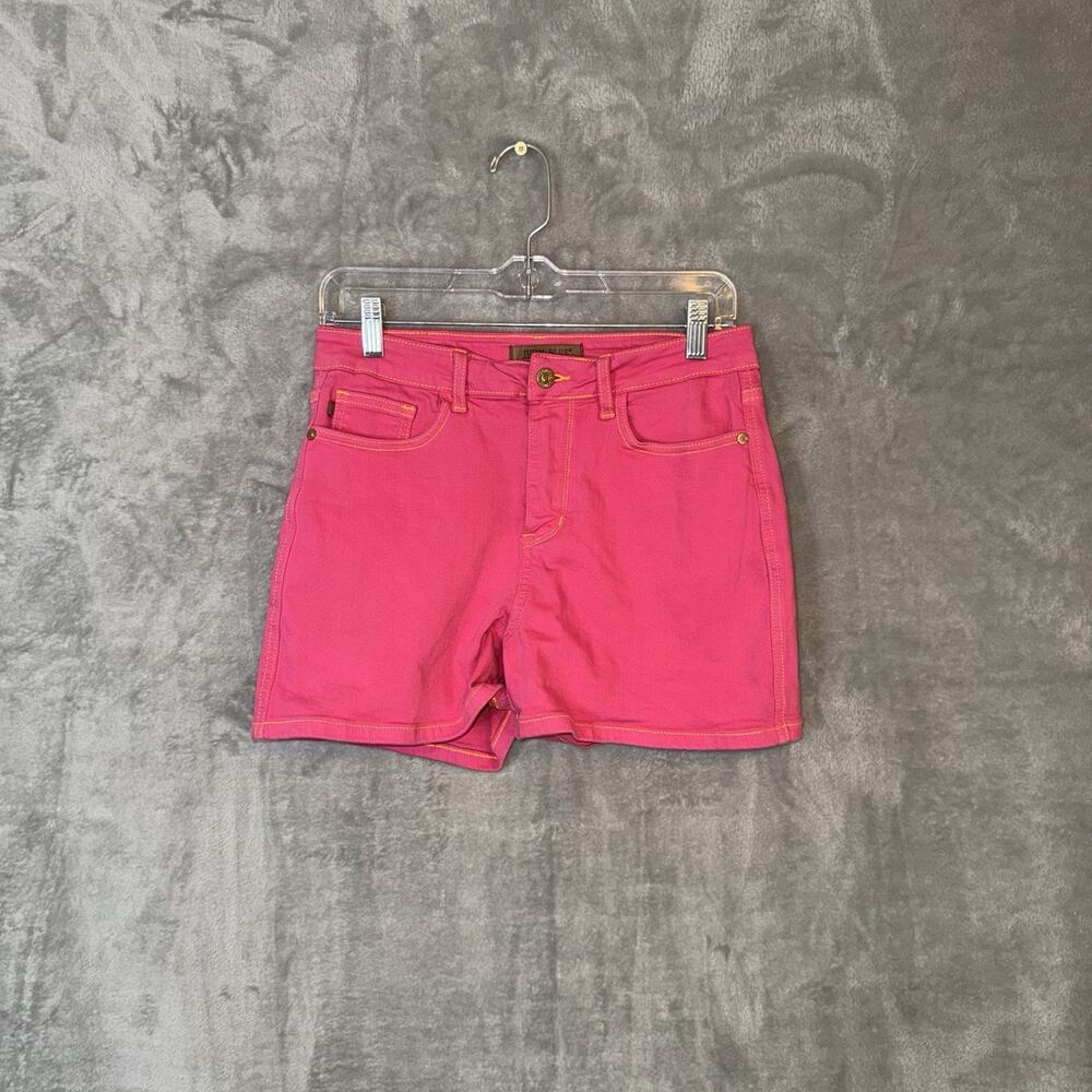 Judy Blue Shorts Womens Medium Pink Garment Dyed Stretch Denim High Rise Summer